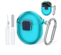 Funda compatible con Google Pixel Buds Pro 2 Case TPU resistente a los golpes, protección de 360 grados contra caídas, con nudo de pista de carrera, incluye un lápiz de limpieza para limpiar la caja