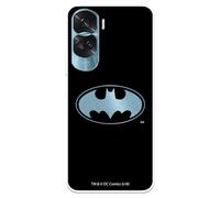 Funda Compatible con Honor 90 Lite Oficial de DC Comics Batman Logo Transparente para Proteger tu móvil. Carcasa de Silicona Transparente Flexible con Licencia Oficial de DC Comics