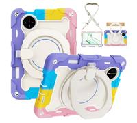 Funda compatible con Huawei MatePad Mini de 8.8 pulgadas, a prueba de golpes, mango giratorio de 360°, funda para tablet para niños, carcasa resistente a las roturas, correa de hombro W a prueba de