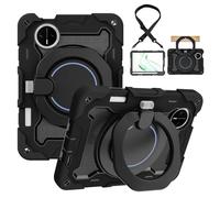 Funda compatible con Huawei MatePad Mini de 8.8 pulgadas, a prueba de golpes, mango giratorio de 360°, funda para tablet para niños, carcasa resistente a golpes, correa de hombro a prueba de caídas