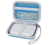 Funda compatible con impresora fotográfica instantánea HP Sprocket Select portátil/2ª edición, organizador de viaje para papel fotográfico Zink, cable USB y más accesorios (solo caja) (azul)