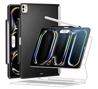 Funda Compatible con iPad Pro 13''M4 2024 M5 2025, Carcasa Magnética Slim para Magic Keyboard, con Soporte para Stylus Pencil, Protección Duradera, (Teclado No Incluido), Negra