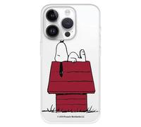 Funda Compatible con iPhone 15 Pro Oficial de Peanuts Snoopy casa | Funda oficial Snoopy licencia auténtica, silicona flexible, bordes elevados, protege pantalla y cámara de iPhone 15 Pro