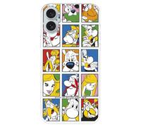 Funda Compatible con iPhone 16 Plus Oficial Astérix Cómic para Proteger tu móvil. Carcasa de Silicona Transparente Flexible con Licencia Oficial de Astérix
