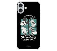 Funda Compatible con iPhone 16 Plus Oficial de Disney Mickey & Friends Forever para Proteger tu móvil. Carcasa de Silicona Transparente Flexible con Licencia Oficial de Clásicos Disney