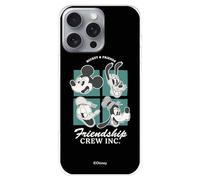 Funda Compatible con iPhone 16 Pro MAX Oficial de Disney Mickey & Friends Forever para Proteger tu móvil. Carcasa de Silicona Transparente Flexible con Licencia Oficial de Clásicos Disney