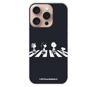 Funda Compatible con iPhone 16 Pro Oficial de Peanuts Personajes Beatles para Proteger tu móvil. Carcasa de Silicona Transparente Flexible con Licencia Oficial de Snoopy