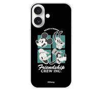 Funda Compatible con iPhone 17 Oficial de Disney Mickey & Friends Forever para Proteger tu móvil. Carcasa de Silicona Transparente Flexible con Licencia Oficial de Clásicos Disney