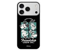 Funda Compatible con iPhone 17 Pro MAX Oficial de Disney Mickey & Friends Forever para Proteger tu móvil. Carcasa de Silicona Transparente Flexible con Licencia Oficial de Clásicos Disney