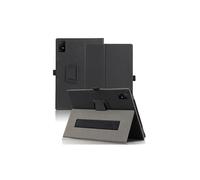 Funda compatible con la tableta TCL Tab10Gen2, soporte, piel sintética PU agradable al tacto, funda protectora de cobertura total - Negro {Fyn10}