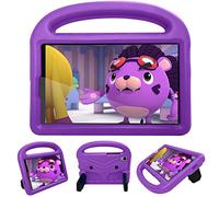 Funda Compatible con Lenovo Tab M8 TB-8505F TB-8505X TB-8505FS 8.0", [ a Prueba de Los Golpes ] Ligero Protector de EVA para Niños con Asa y Soporte Plegable Cover (Púrpura)