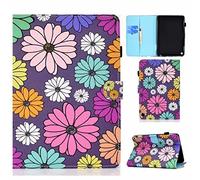 Funda compatible con Lenovo Tab M9 TB-310FU Tablet Funda de piel a prueba de golpes con función de soporte, funda protectora delgada inteligente para Lenovo Tab M9 TB-310FU Little Daisy