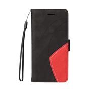 Funda compatible con Motorola Edge 40, a prueba de golpes, de piel premium, cierre magnético, tipo libro, con ranura para tarjetas, función atril, para Motorola Edge 40, color gris oscuro