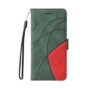 Funda compatible con Motorola Edge 40, a prueba de golpes, de piel premium, cierre magnético, tipo libro, con ranura para tarjetas, función atril, para Motorola Edge 40, color verde oscuro