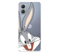 Funda Compatible con Motorola Moto G53 5G Oficial de Looney Tunes Bugs Bunny para Proteger tu móvil. Carcasa de Silicona Transparente Flexible con Licencia Oficial de Looney Tunes