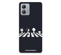 Funda Compatible con Motorola Moto G53 5G Oficial de Peanuts Personajes Beatles para Proteger tu móvil. Carcasa de Silicona Transparente Flexible con Licencia Oficial de Snoopy