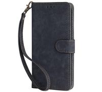 Funda Compatible con Nothing Phone 3A Lite Case Caso de teléfono Flip de Cierre magnético,Cartera de Cuero PU Caso de teléfono con 4 Ranuras para Tarjetas.Diseño Anti Robo RFID-Black