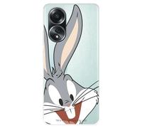 Funda Compatible con OPPO A58 4G Oficial de Looney Tunes Bugs Bunny para Proteger tu móvil. Carcasa de Silicona Transparente Flexible con Licencia Oficial de Looney Tunes