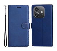 Funda compatible con Oppo A60 5G CPH2683 / A40 CPH2669 / A40M CPH3669 / A3x 4G/A3 5G/A3 4G Cover Stand Flip Libro Gel Cartera Magnética Case Mate Eco Piel Porta Tarjetas Tarjetero (Azul)