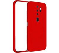 Funda compatible con OPPO A9 / A5 2020 / A11/ A11X CPH1931 CPH1959 CPH1937 CPH1939 pantalla pantalla LCD 6,5 Back cover case soft gel silicona protección flexible mate suave TPU (Rojo)