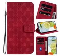 Funda compatible con OPPO Realme C75, piel sintética de alta calidad en relieve con tapa de ocho números, a prueba de golpes, funda protectora para teléfono con ranuras para tarjetas para OPPO Realme