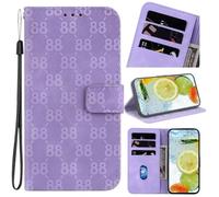 Funda compatible con OPPO Realme C75, piel sintética de alta calidad en relieve con tapa de ocho números, a prueba de golpes, funda protectora para teléfono con ranuras para tarjetas para OPPO Realme