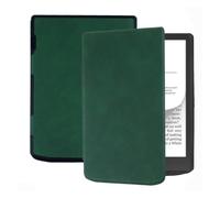 Funda Compatible con Pocketbook InkPad Color 2/3 Gen, 7,8", Cubierta de PU | Negro Marrón Verde Azul, Wake Sleep Auto, Antigolpes fino, Protección esquinas, PB743(Green)