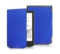 Funda Compatible con Pocketbook Verse PB629 2023 eReader de 6 Pulgadas, Funda Tipo Libro de Piel sintética Ligera con Correa, Apagado/Encendido automático(Dark Blue)