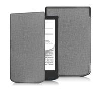 Funda Compatible con Pocketbook Verse Pro Color PB634K3 2025 6" eReader, Funda Tipo Libro de Piel sintética Ligera con Correa, Apagado/Encendido automático(Gray)