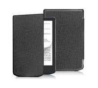 Funda Compatible con Pocketbook Verse Pro PB634 2023 de 6 Pulgadas, Funda Tipo Libro de Piel sintética Ligera con Correa, Apagado/Encendido automático(Black)