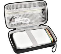 Funda Compatible con Polaroid Hi-Print 9046 Bluetooth Conectado 2 x 3 Bolsillos Impresora fotográfica, Bolsa de Viaje, Organizador de Impresora, Bolsa para Cartuchos de Papel y Otros Accesorios (Solo