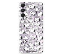 Funda Compatible con Samsung Galaxy A05s Oficial de Peanuts Snoopy Siluetas para Proteger tu móvil. Carcasa de Silicona Transparente Flexible con Licencia Oficial de Snoopy