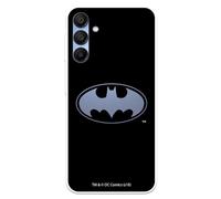Funda Compatible con Samsung Galaxy A15 5G Oficial de DC Comics Batman Logo Transparente para Proteger tu móvil. Carcasa de Silicona Transparente Flexible con Licencia Oficial de DC Comics