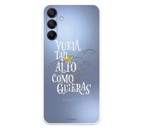 Funda Compatible con Samsung Galaxy A15 5G Oficial de Disney Dumbo Vuela Tan Alto para Proteger tu móvil. Carcasa de Silicona Transparente Flexible con Licencia Oficial de Dumbo