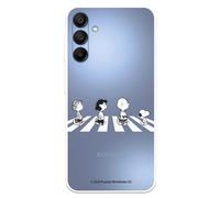 Funda Compatible con Samsung Galaxy A15 5G Oficial de Peanuts Personajes Peatones para Proteger tu móvil. Carcasa de Silicona Transparente Flexible con Licencia Oficial de Snoopy