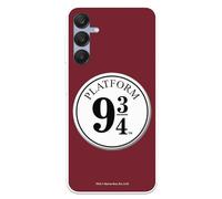 Funda Compatible con Samsung Galaxy A25 5G Oficial de Harry Potter Anden 9 3/4 para Proteger tu móvil. Carcasa de Silicona Transparente Flexible con Licencia Oficial de Harry Potter