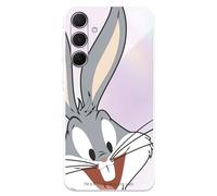 Funda Compatible con Samsung Galaxy A55 5G Oficial de Looney Tunes Bugs Bunny para Proteger tu móvil. Carcasa de Silicona Transparente Flexible con Licencia Oficial de Looney Tunes