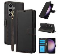 Funda compatible con Samsung Galaxy SP 5G, funda de piel premium plegable RFID funda magnética tarjetero función atril funda protectora para Samsung Galaxy Negro