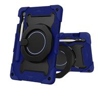 Funda compatible con Samsung Galaxy Tab S10 Lite de 10.9 pulgadas SM-X400/X406B a prueba de golpes, mango giratorio de 360°, funda para tablet infantil, carcasa resistente a golpes, correa de hombro W