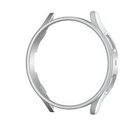 Funda compatible con Samsung Galaxy Watch 6 40 mm, carcasa dura de policarbonato para parachoques ultrafina, protección para Galaxy Watch 6 40 mm (plata)