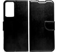 Funda compatible con TCL 40R 5G Display 6.6 T771K T771K1 T771H T771A Cover Stand Flip Libro Gel Cartera magnética eco piel porta tarjetas compartimento tarjeta (negro)