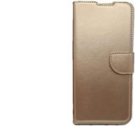 Funda compatible con TCL 50 5G / TCL T613K-2ALCA112 Funda protección stand flip libro case magnética gel TPU ecopiel cartera bolsillos interiores compartimento tarjeta (Gold)