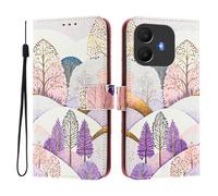 Funda compatible con TCL K70 Power 4G/K70 4G, funda de piel sintética con tapa y diseño creativo 3D, funda protectora con función atril