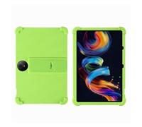 Funda Compatible con TCL NXTPAPER 11 Plus de 11,5 Pulgadas Tableta, Funda de Silicona Suave, Soporte Ajustable, a Prueba de Golpes, Apta para niños(Green)