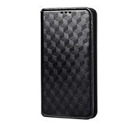 Funda Compatible con Vivo X200 FE 5G Caso de teléfono de Cierre magnético,Cartera de Cuero PU Caso de teléfono con Ranuras para Tarjetas.Diseño de Patrones 3D-Black