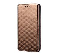 Funda Compatible con Vivo X200 FE 5G Caso de teléfono de Cierre magnético,Cartera de Cuero PU Caso de teléfono con Ranuras para Tarjetas.Diseño de Patrones 3D-Brown