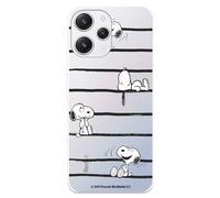 Funda Compatible con Xiaomi Redmi 12 Oficial de Peanuts Snoopy Rayas