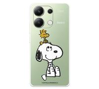 Funda Compatible con Xiaomi Redmi Note 13 4G Oficial de Peanuts Woodstock y Snoopy. Carcasa de Silicona Transparente Flexible con Licencia Oficial de Snoopy