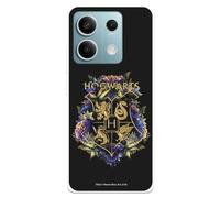 Funda Compatible con Xiaomi Redmi Note 13 Pro 5G - Poco X6 Oficial de Harry Potter Hogwarts Floral Carcasa de Silicona Transparente Flexible con Licencia Oficial de Harry Potter