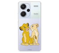 Funda Compatible con Xiaomi Redmi Note 13 Pro Plus 5G Oficial de Disney Simba y Nala Carcasa de Silicona Transparente Flexible con Licencia Oficial de El Rey León